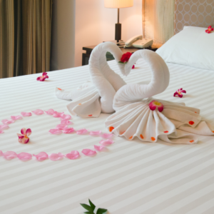 Pack romantique avec pétales de rose